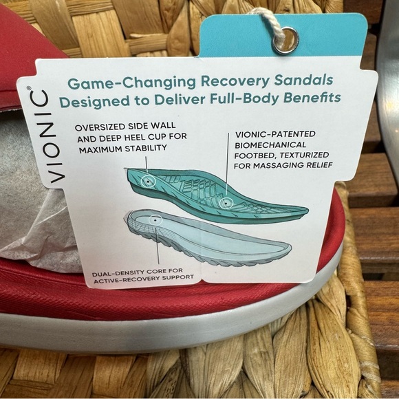 Vionic All Gender Blissful Recovery Restore Sandals Flip Flop Slippers Mens 11.5 main image 4